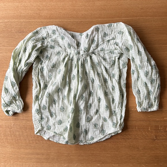 Zara Girls Seersucker Boho Top size 9 Years - Picture 2 of 5